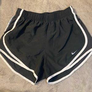 TWO NIKE TEMPO SHORTS SMALL